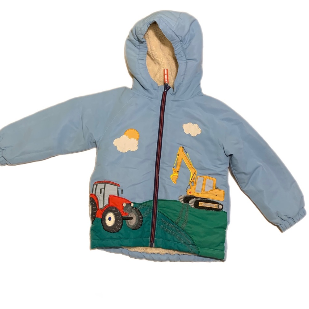 Moni Boden Tractor Winter Coat, size 3T-4T
